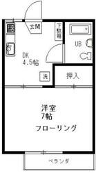 メープルハイツの物件間取画像